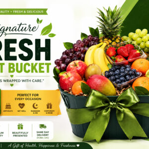 Beautifully Packed Fruit Bucket
